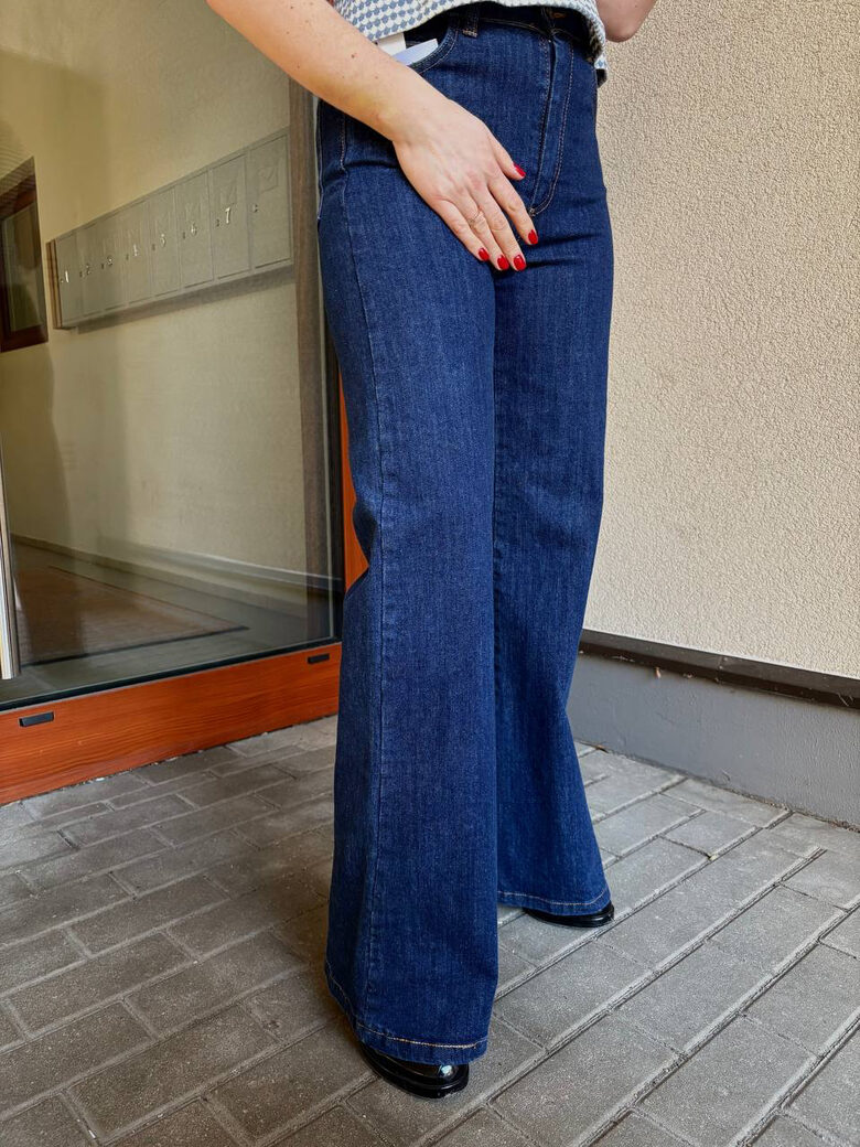 Džinsa bikses tumši zilas